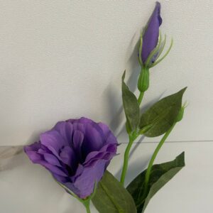 Eustoma D1 56 cm Fiolet – sztuczny kwiat dekoracyjny (1 szt.)