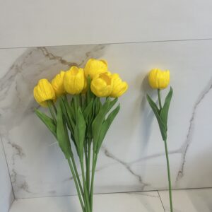 Tulipan piankowy żółty 40 cm