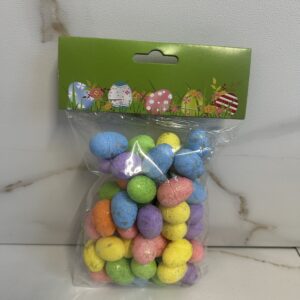 Jajka styropianowe kolorowe nakrapiane MIX 2 – komplet ok. 50 szt.