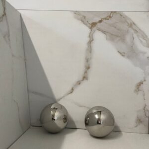 Kula stal nierdzewna 10 cm – srebrna dekoracja do kompozycji i aranżacji premium