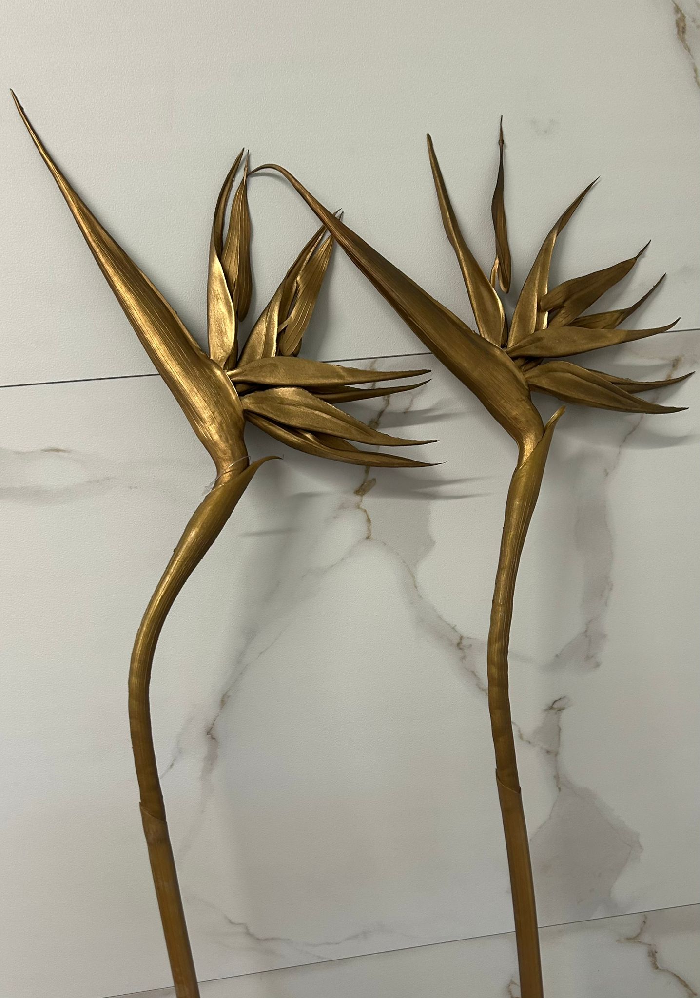 Strelicja silikonowa GOLD – złota