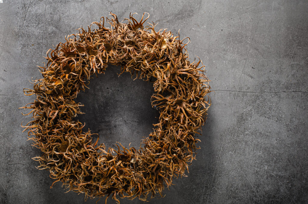 Premium look wianka: warstwy zieleni, głębia i przestrzeń w kompozycji