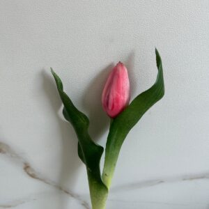 Tulipan silikonowy 30 cm – różowy