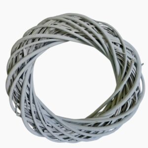 Wianek biały – 35 cm, wys. 7 cm (1 szt.)