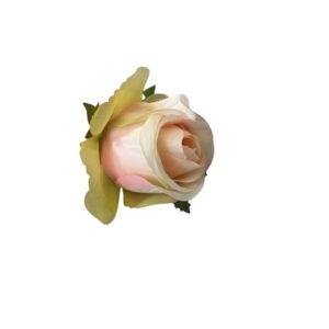 Róża w pąku v2 – 8 cm   kolor kremowo- łososiowy (12 szt.)