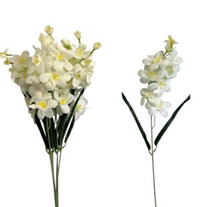 Orchidea biała śmietanka 63 cm – 1 szt.