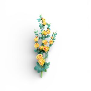 Girlanda Różana  długość całkowita 130 cm  zółty– 1 szt.