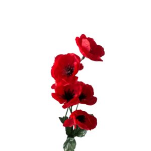 Mak – gałązka dekoracyjna 47 cm - 1 szt.