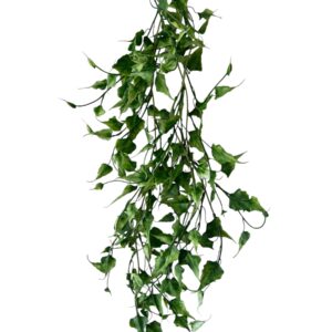 Zwis bluszcz silikonowy zielony – 100 cm, 3 ramiona - 1 szt