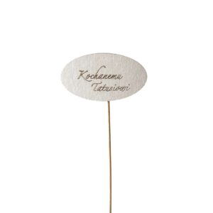 Topper Kochanemy Tatusiowi owalny 8,8 × 4,9 cm - 1 szt. (Kopia)