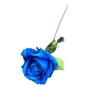 Róża Welurowa Luxor  50 cm  Q- 9 cm niebieska