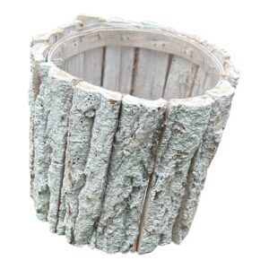 Osłonka z kory z plastikowym wkładem 15 × 13,5 cm - 1 szt.