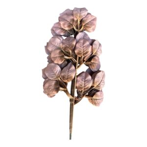 Liść Róży Premium Autumn pudrowy róż z delikatnym brązem – 57 cm - 12 szt.