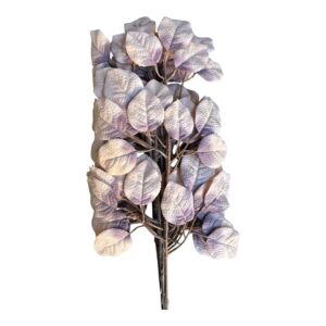 Liść Róży Premium Autumn krem z delikatnym fioletem – 57 cm - 12 szt.
