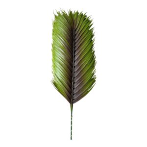Liść Chicco  cieniowany  50  cm – zieleń z brązem 12 szt