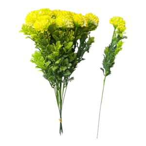 Gałązka Ozdobna A'la Czosnek  żółty  40 cm 12 szt.