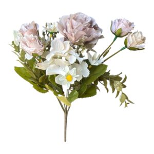 Bukiet dekoracyjny P21   delikatny brudny fiolet 30 cm - 1 szt.