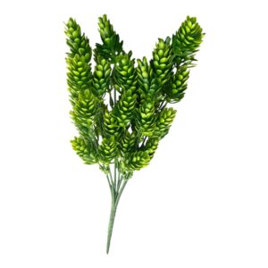 Chmiel silikonowy zielony – dodatek florystyczny 30  cm (1 szt.)