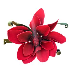 MAGNOLIA piankowa czerwona Bella na wys. 30 cm (kwiat 29x8 cm) - 1 szt.